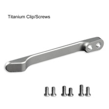 Кліпса кишенькова титанова Civivi T001C з титановими гвинтами