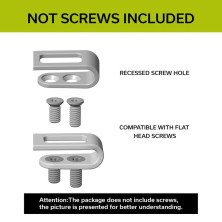 Кліпси кишенькові титанові 2 штуки Civivi без гвинтів T002B