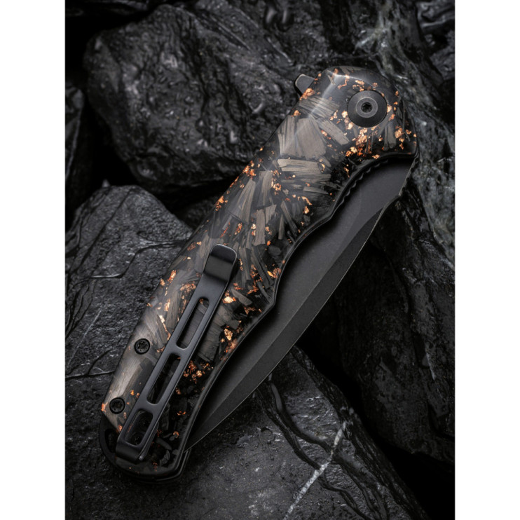 Ніж складаний Civivi Praxis Shredded Carbon Fiber C803I