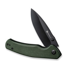 Ніж складаний туристичний Sencut Slashkin, (8.8 см) D2 / Micarta зелений