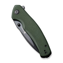 Ніж складаний туристичний Sencut Slashkin, (8.8 см) D2 / Micarta зелений