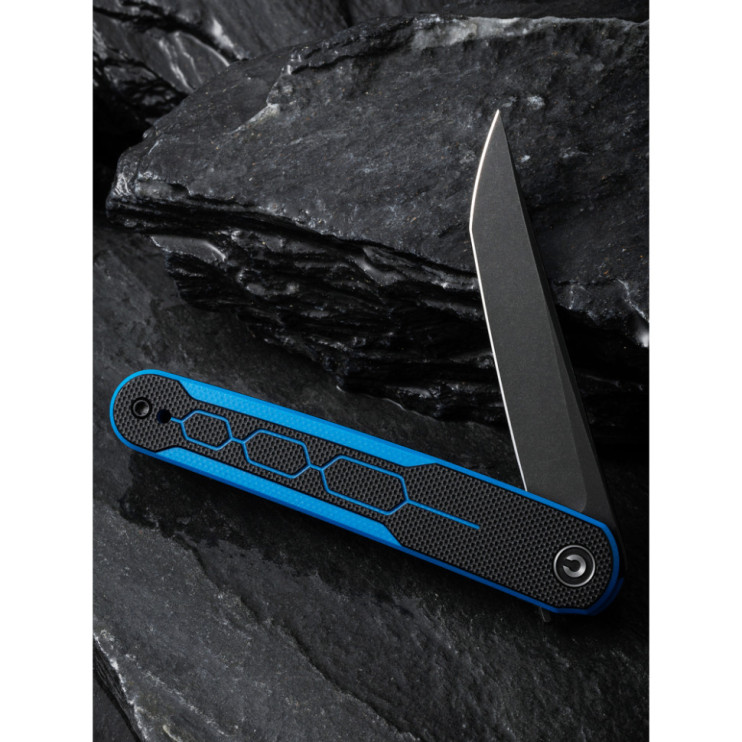 Нож складной Civivi KwaiQ Milled Blue/Black C23015-3  