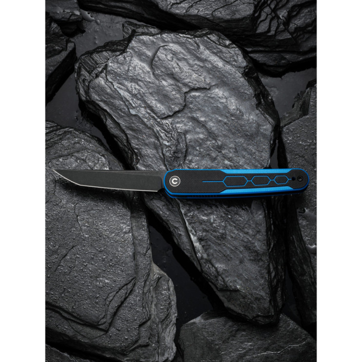 Нож складной Civivi KwaiQ Milled Blue/Black C23015-3  