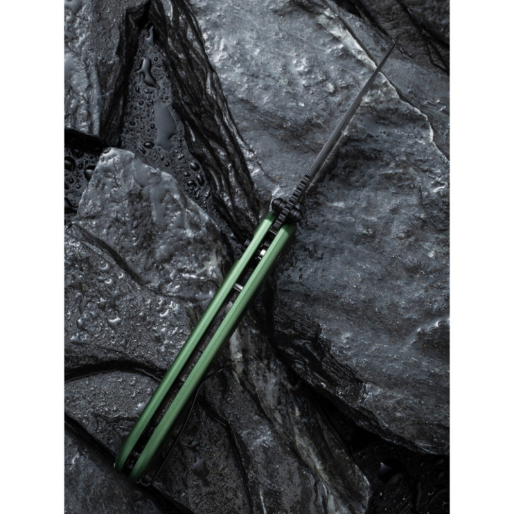 Нож складной Civivi Qubit Green Aluminum C22030E-DS1  