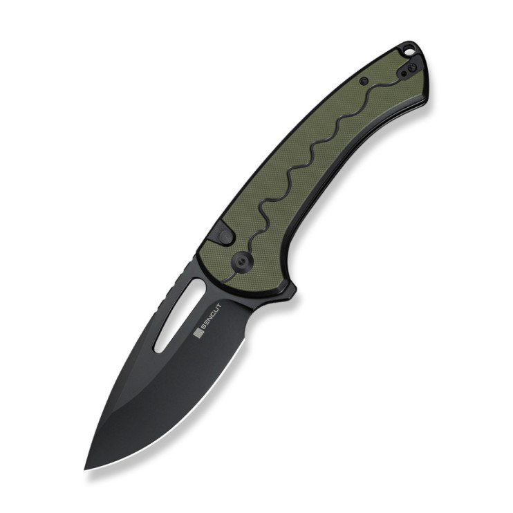 Нож складной Sencut Squiggy Black/Green S24082A-2  