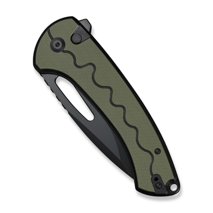 Нож складной Sencut Squiggy Black/Green S24082A-2  