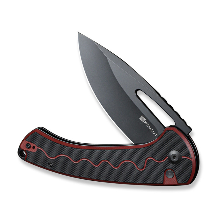 Нож складной Sencut Squiggy Burgundy/Black S24082A-3  