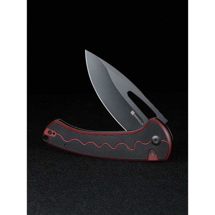 Нож складной Sencut Squiggy Burgundy/Black S24082A-3  