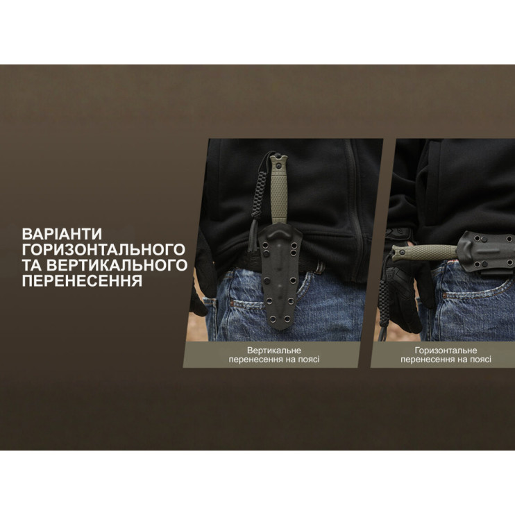 Нож фиксированный Civivi Perfrico C23026-1 с чехлом  